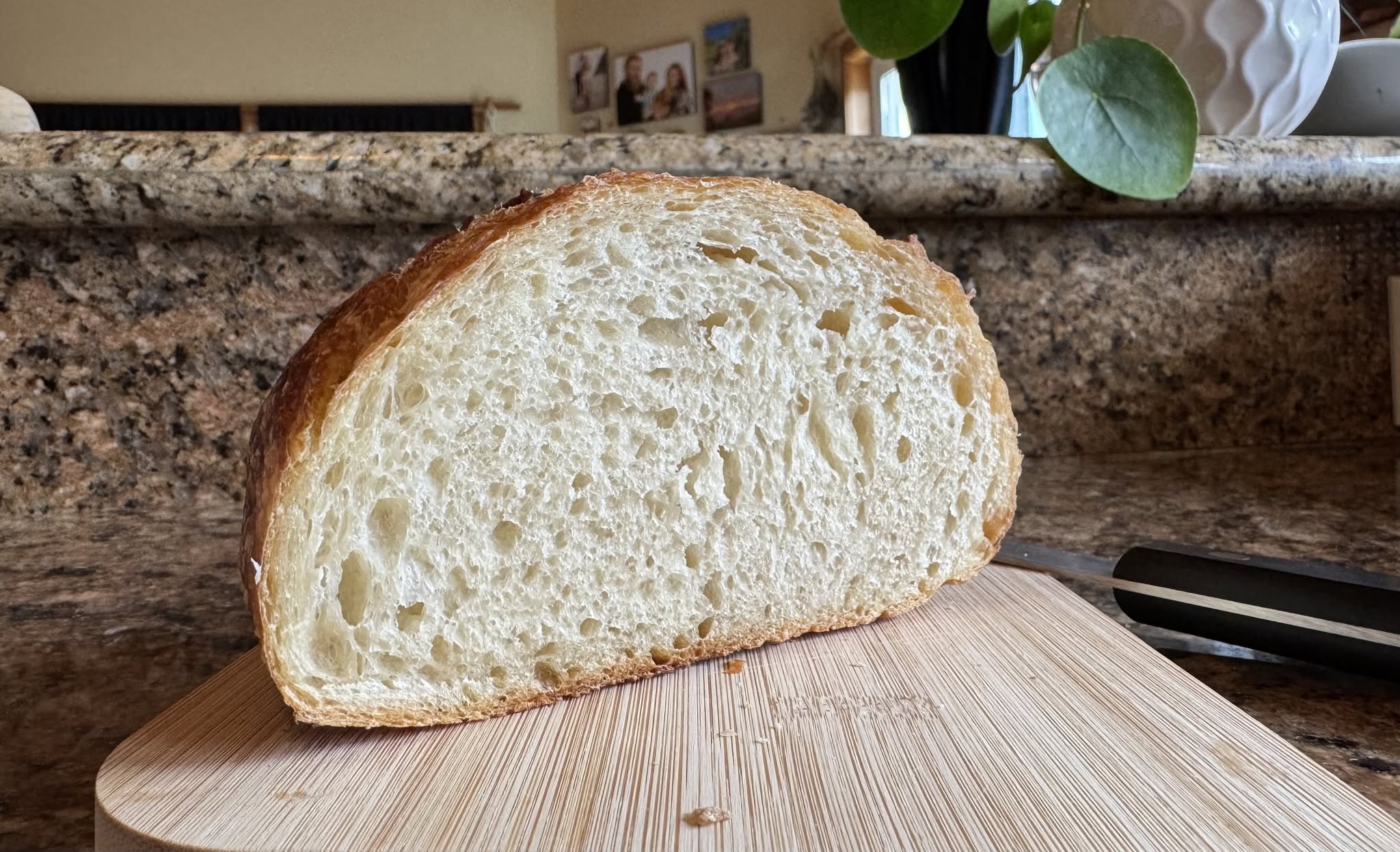 Sliced sourdough loaf from LouDohcris Baked Goods